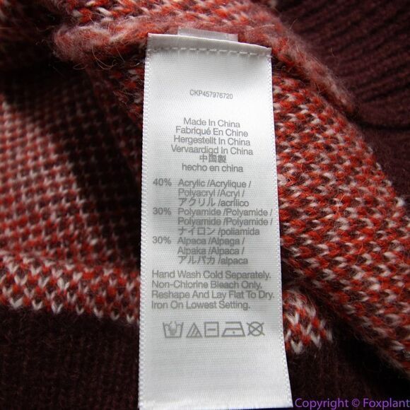 NEW Madewell Fenimore Pullover Sweater in Plaid, XS - Picture 10 of 15